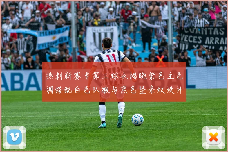 热刺新赛季第三球衣揭晓紫色主色调搭配白色队徽与黑色竖条纹设计